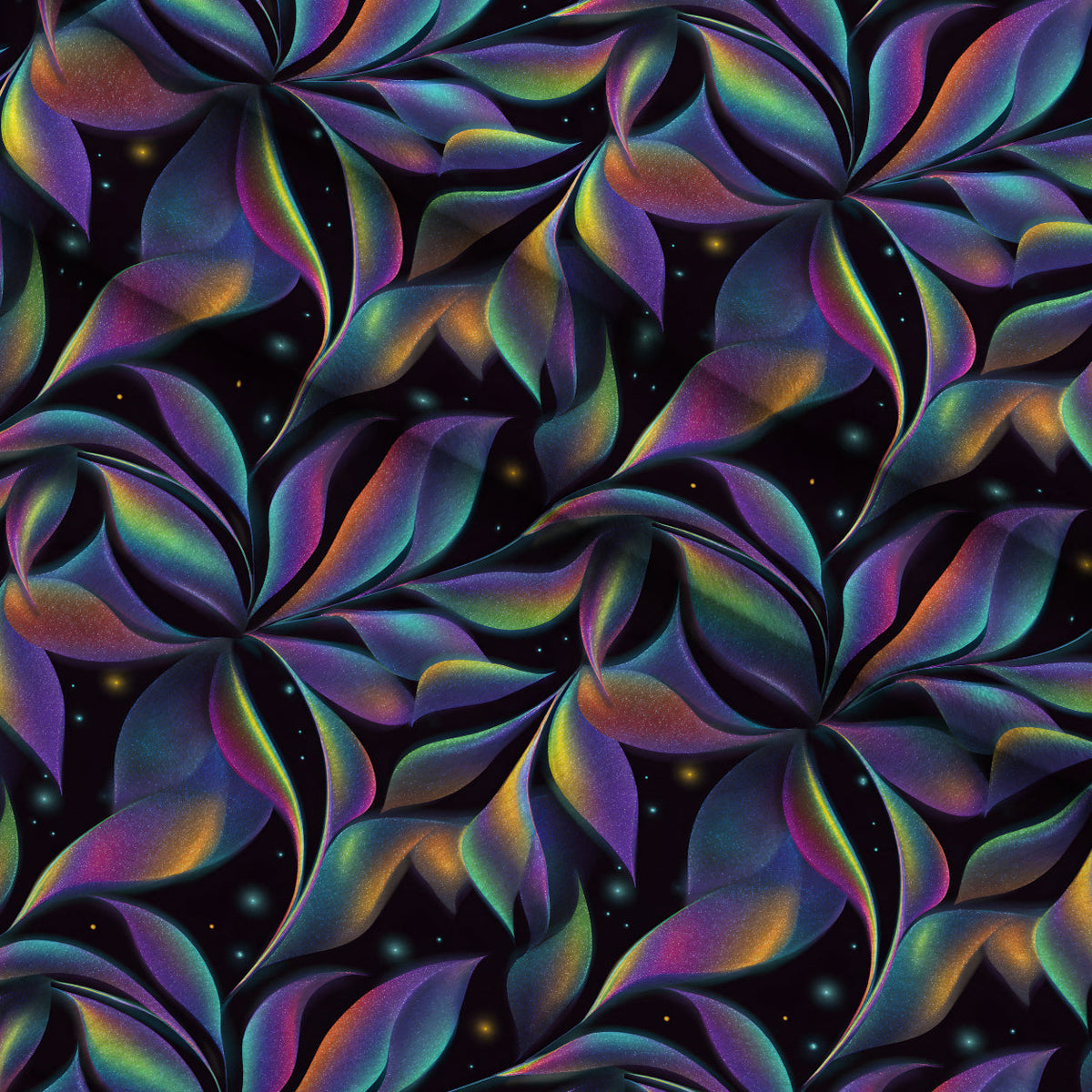 Galaxy Glaze Pattern 10 Fleece Fabric — fleece fabric folded close-up preview (mv-fleece-v1:lying)