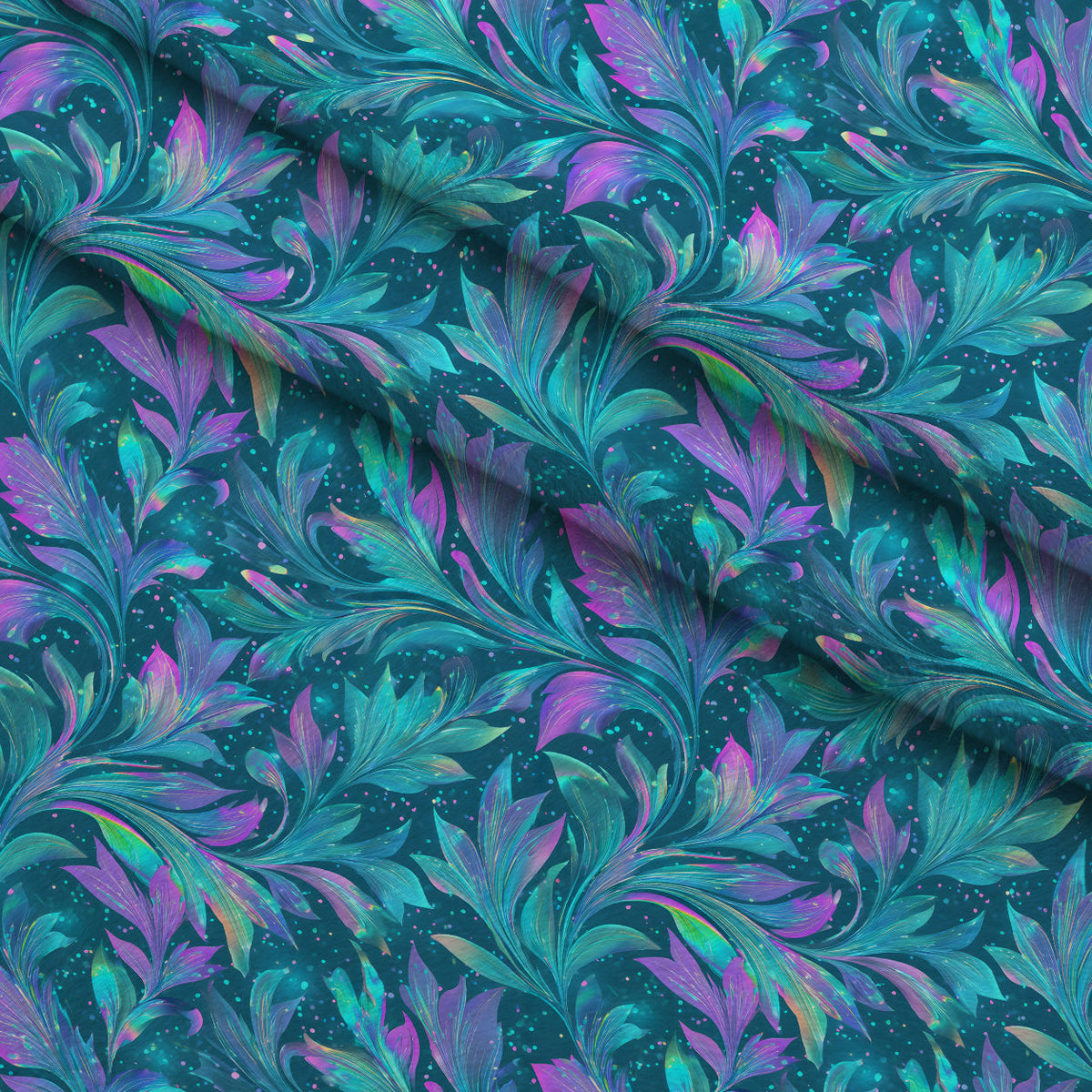 Galaxy Glaze Pattern 11 Fleece Fabric — fleece fabric folded close-up preview (mv-fleece-v1:lying)