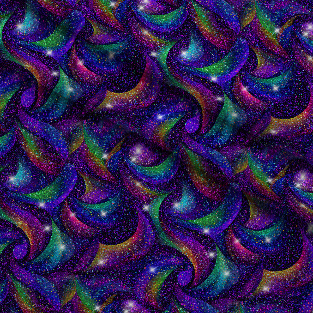 Galaxy Glaze Pattern 13 Fleece Fabric — fleece fabric folded close-up preview (mv-fleece-v1:lying)