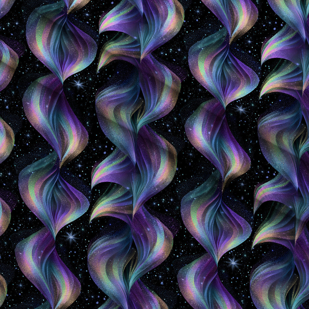 Galaxy Glaze Pattern 17 Fleece Fabric — fleece fabric folded close-up preview (mv-fleece-v1:lying)