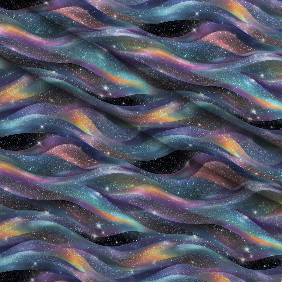 Galaxy Glaze Pattern 19 Fleece Fabric — fleece fabric folded close-up preview (mv-fleece-v1:lying)