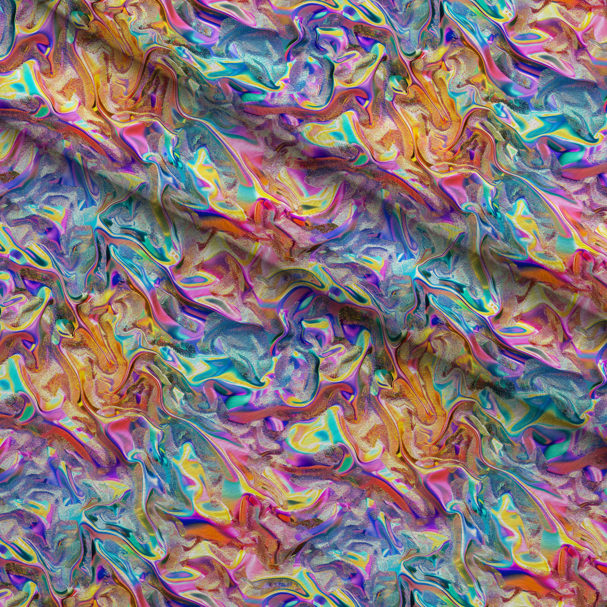 Galaxy Glaze Pattern 5 Fleece Fabric — fleece fabric folded close-up preview (mv-fleece-v1:lying)