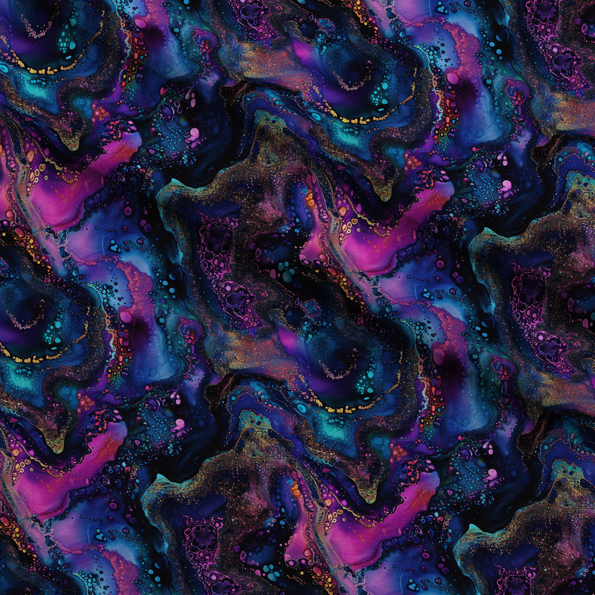 Geode Glow Pattern 10 Fleece Fabric — fleece fabric folded close-up preview (mv-fleece-v1:lying)