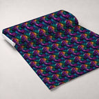 Geode Glow Pattern 11 Fleece Fabric — fleece fabric unrolled bolt preview (mv-fleece-v1:bolt)