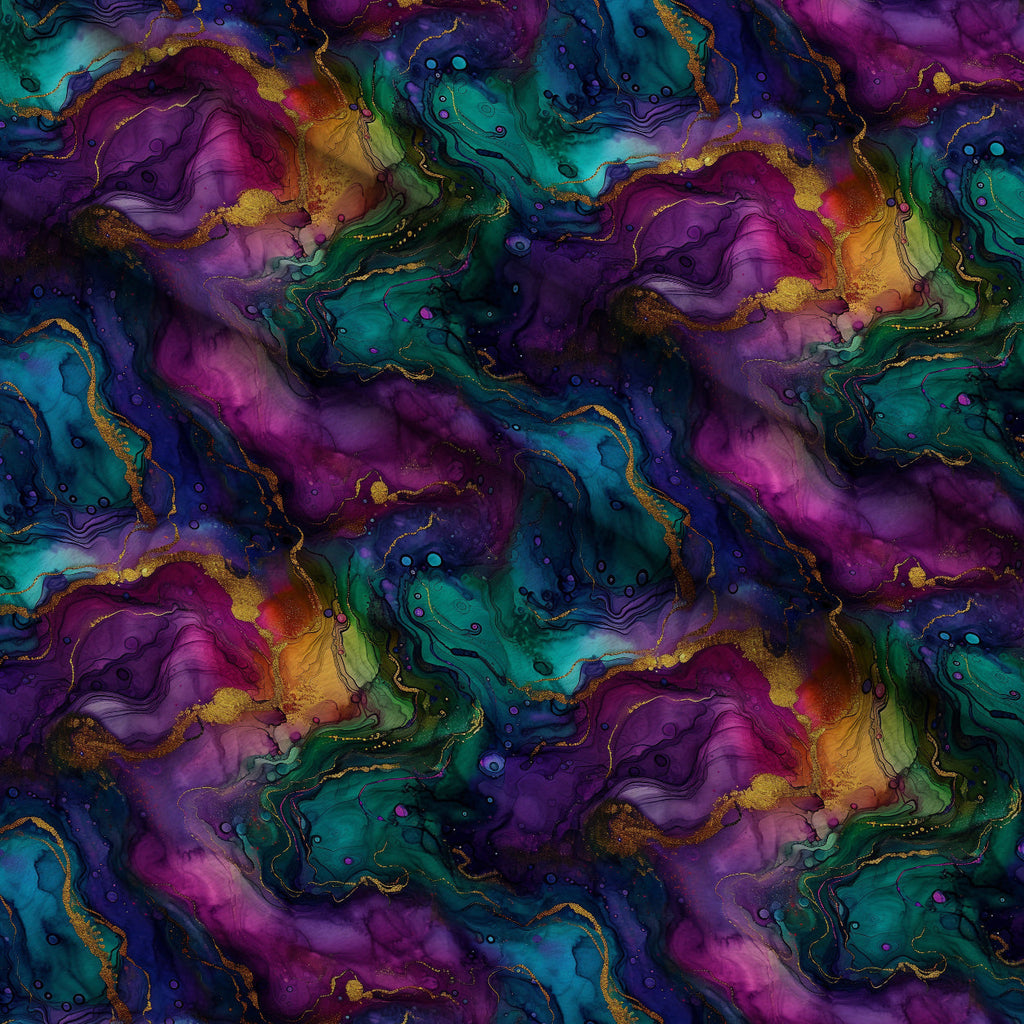 Geode Glow Pattern 11 Fleece Fabric — fleece fabric folded close-up preview (mv-fleece-v1:lying)