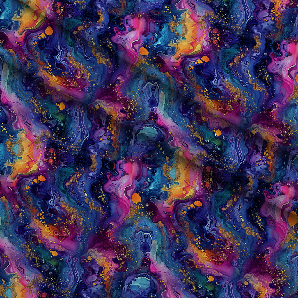 Geode Glow Pattern 13 Fleece Fabric — fleece fabric folded close-up preview (mv-fleece-v1:lying)