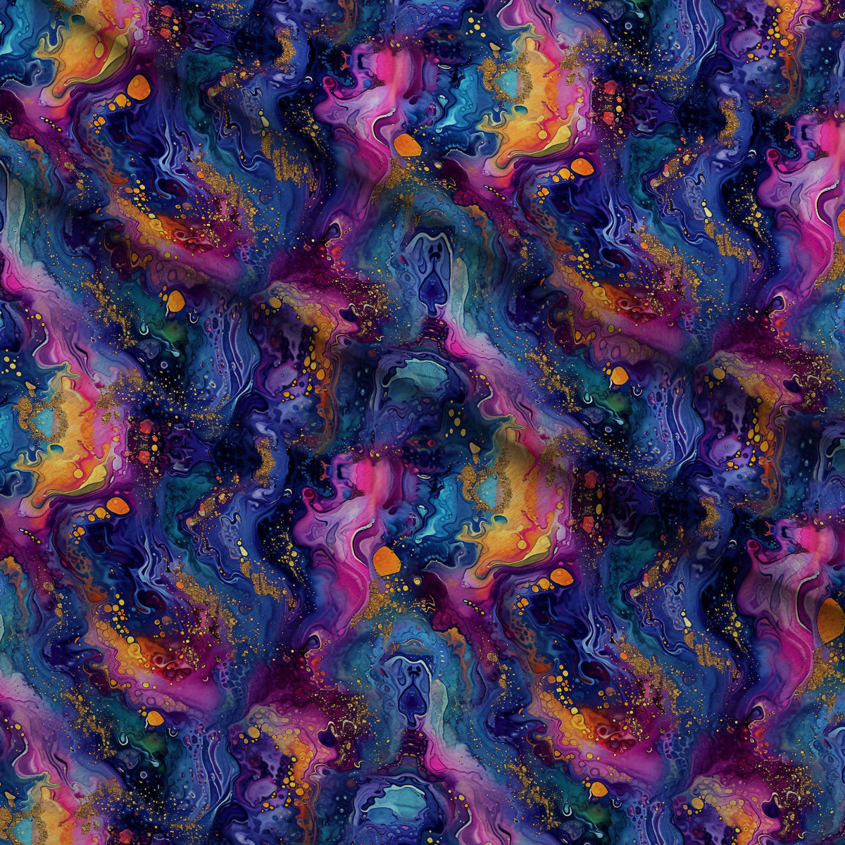 Geode Glow Pattern 13 Fleece Fabric — fleece fabric folded close-up preview (mv-fleece-v1:lying)