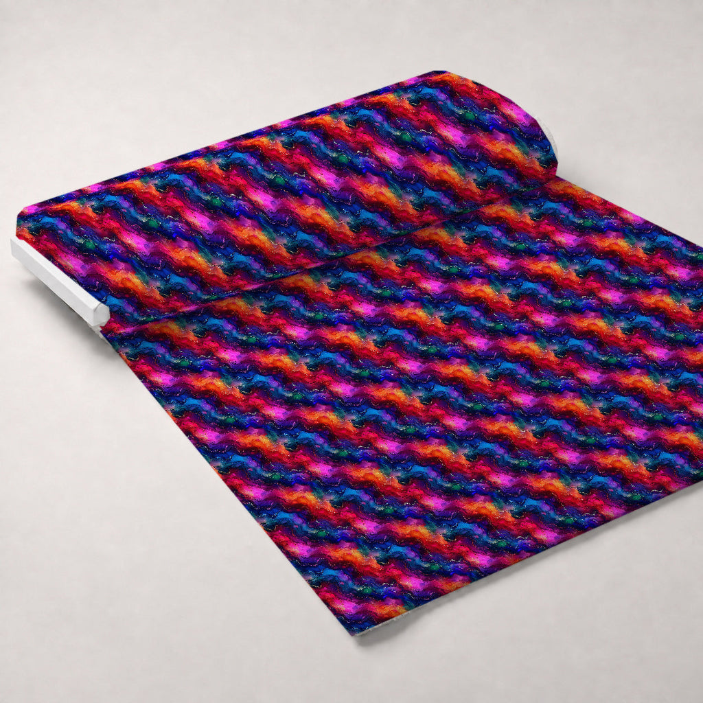 Geode Glow Pattern 15 Fleece Fabric — fleece fabric unrolled bolt preview (mv-fleece-v1:bolt)