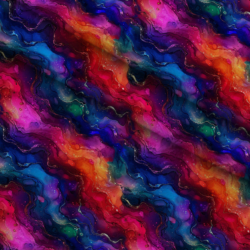 Geode Glow Pattern 15 Fleece Fabric — fleece fabric folded close-up preview (mv-fleece-v1:lying)