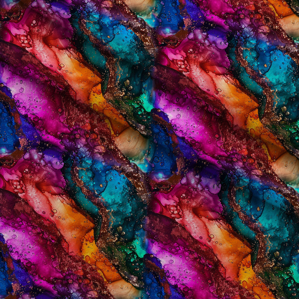 Geode Glow Pattern 16 Fleece Fabric — fleece fabric folded close-up preview (mv-fleece-v1:lying)