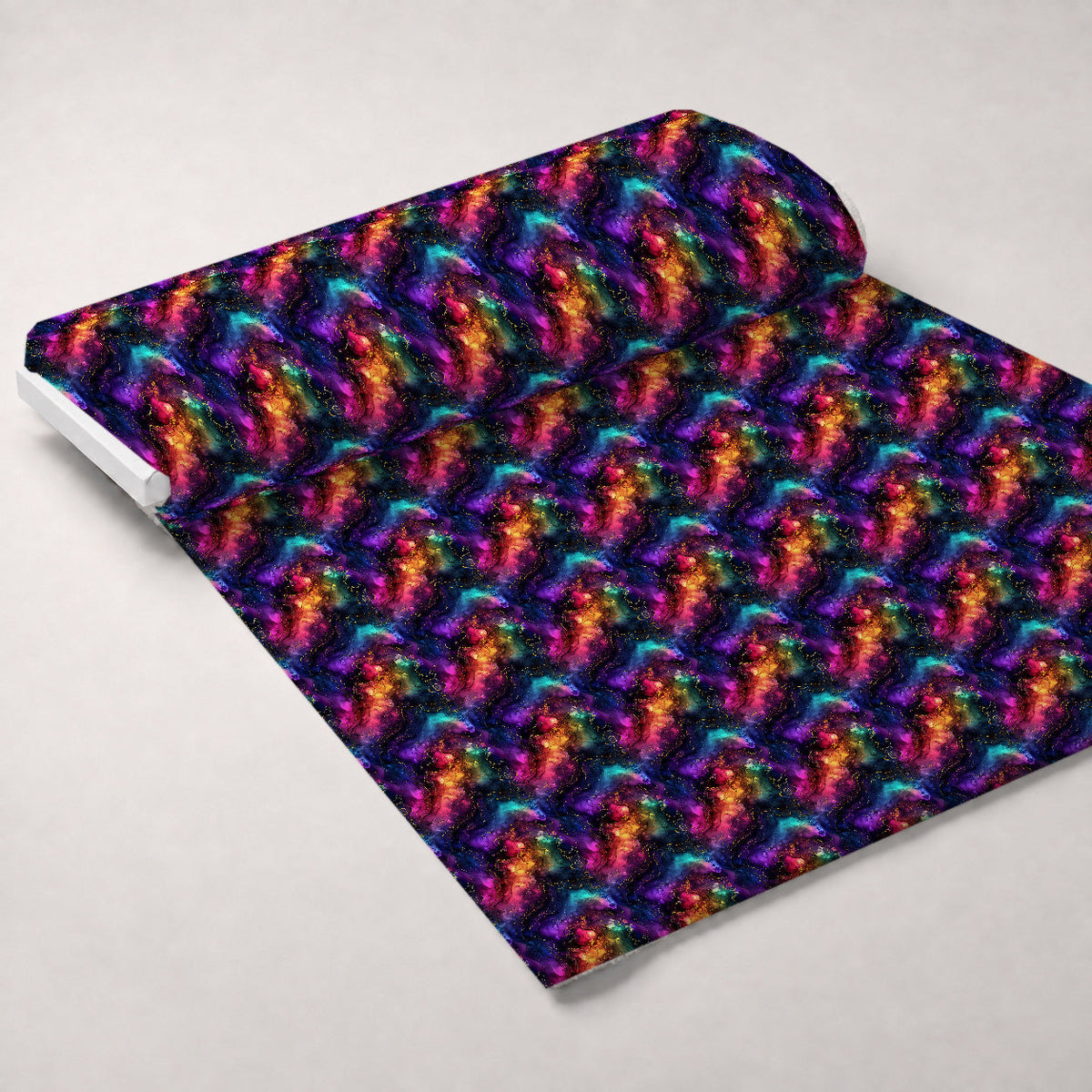 Geode Glow Pattern 18 Fleece Fabric — fleece fabric unrolled bolt preview (mv-fleece-v1:bolt)