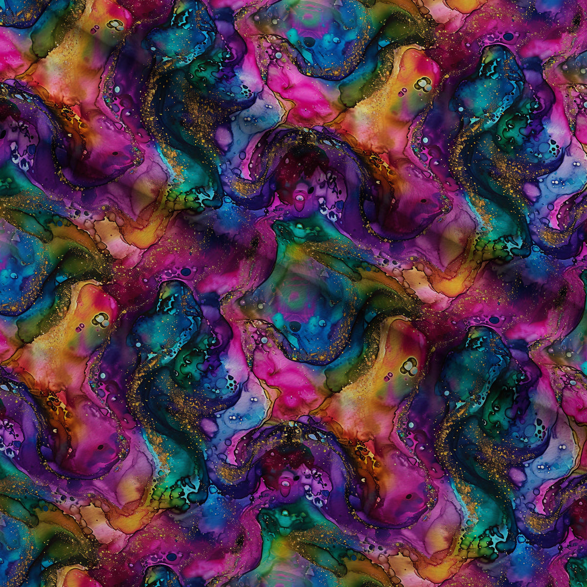 Geode Glow Pattern 19 Fleece Fabric — fleece fabric folded close-up preview (mv-fleece-v1:lying)