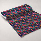 Geode Glow Pattern 4 Fleece Fabric — fleece fabric unrolled bolt preview (mv-fleece-v1:bolt)