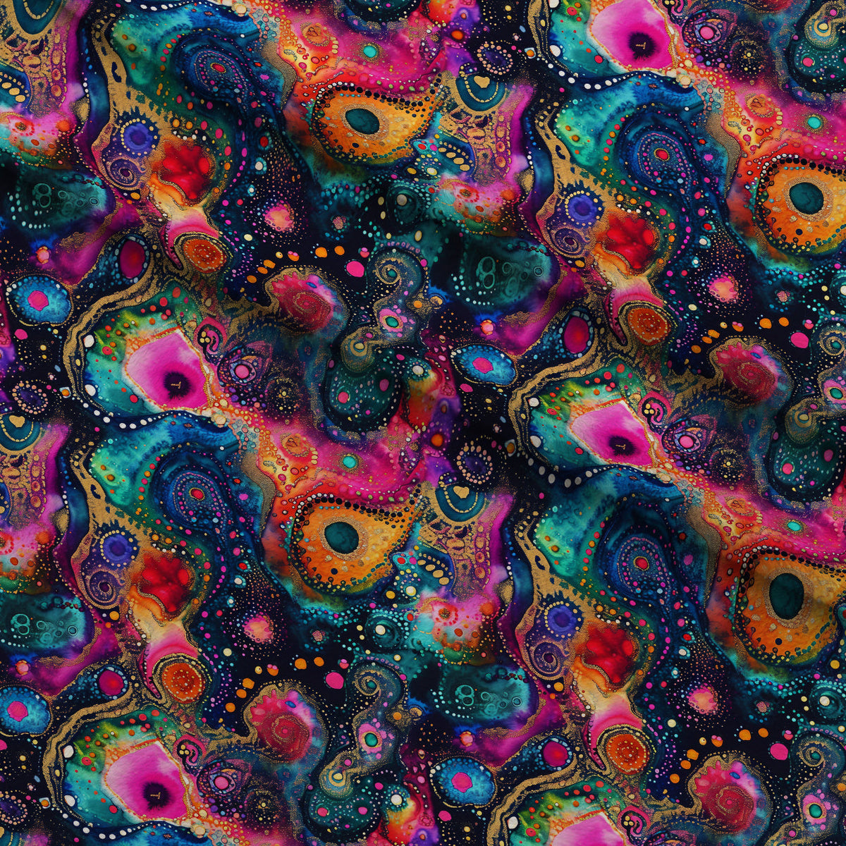 Geode Glow Pattern 4 Fleece Fabric — fleece fabric folded close-up preview (mv-fleece-v1:lying)