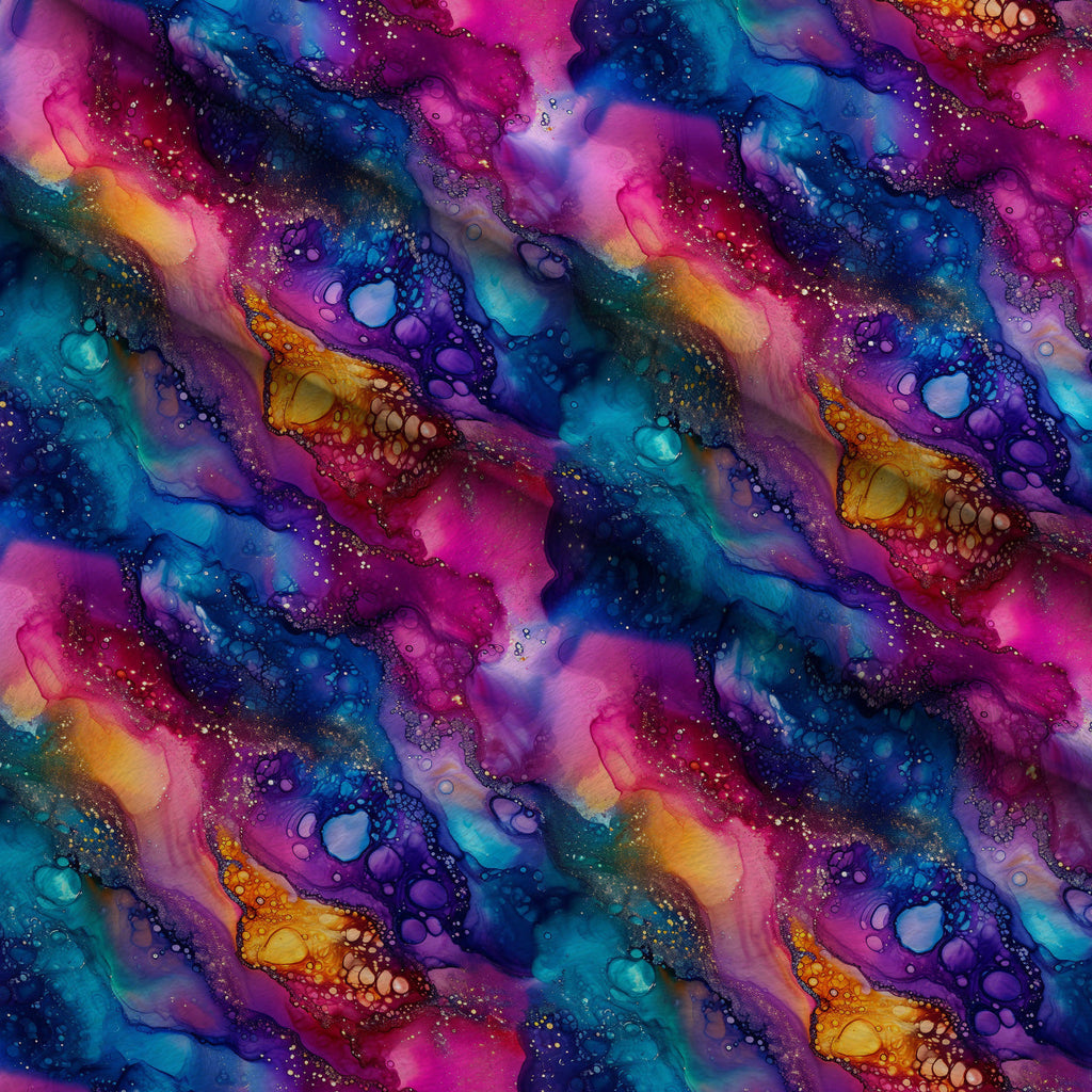 Geode Glow Pattern 5 Fleece Fabric — fleece fabric folded close-up preview (mv-fleece-v1:lying)