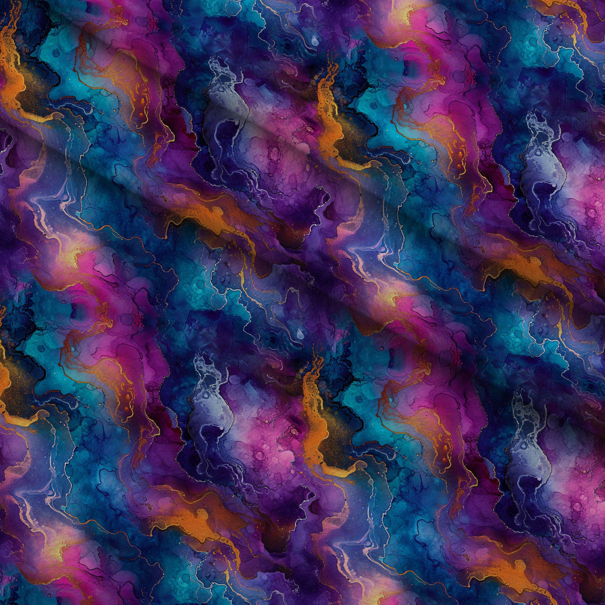 Geode Glow Pattern 7 Fleece Fabric — fleece fabric folded close-up preview (mv-fleece-v1:lying)