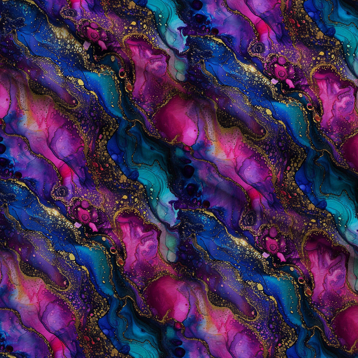Geode Glow Pattern 9 Fleece Fabric — fleece fabric folded close-up preview (mv-fleece-v1:lying)