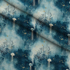Gilded Depths Pattern 1 Fleece Fabric — fleece fabric folded close-up preview (mv-fleece-v1:lying)