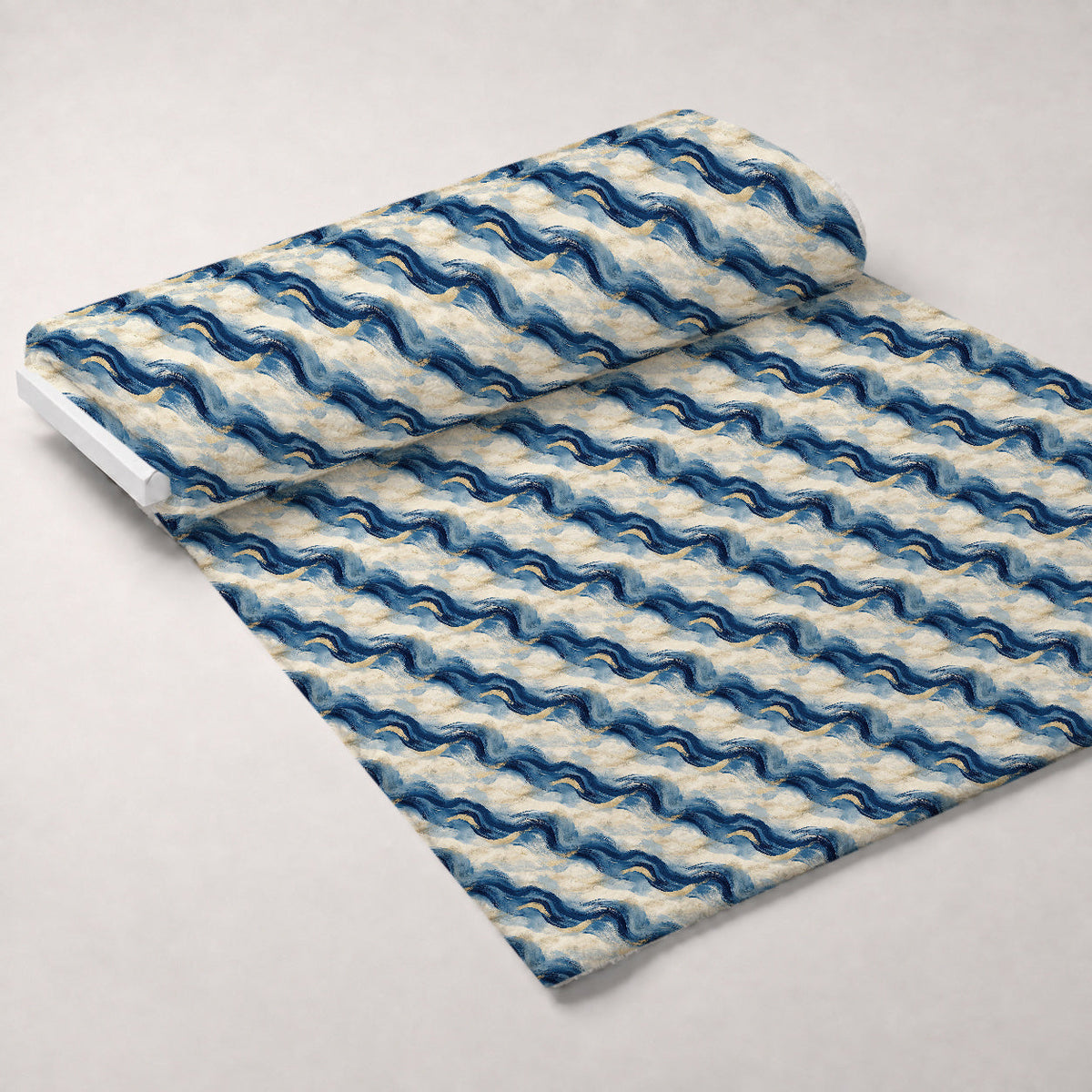 Gilded Depths Pattern 17 Fleece Fabric — fleece fabric unrolled bolt preview (mv-fleece-v1:bolt)