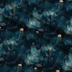 Gilded Depths Pattern 2 Fleece Fabric — fleece fabric folded close-up preview (mv-fleece-v1:lying)