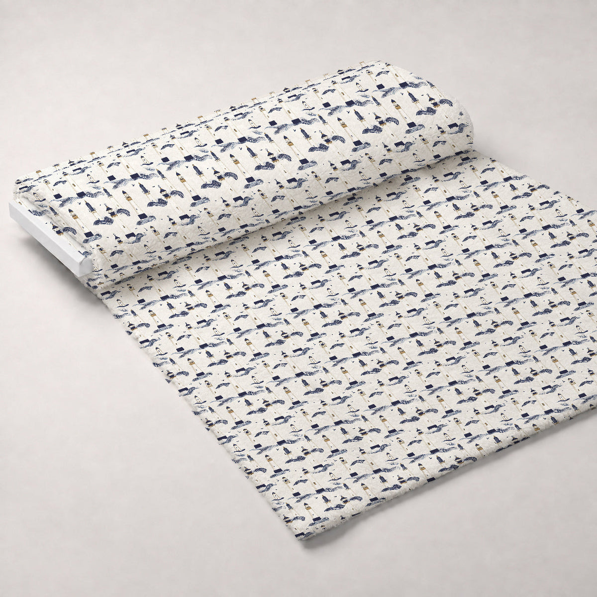 Gilded Depths Pattern 25 Fleece Fabric — fleece fabric unrolled bolt preview (mv-fleece-v1:bolt)