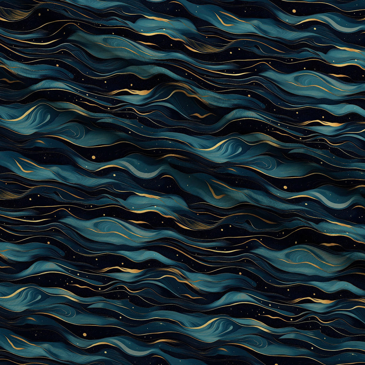Gilded Depths Pattern 36 Fleece Fabric — fleece fabric folded close-up preview (mv-fleece-v1:lying)