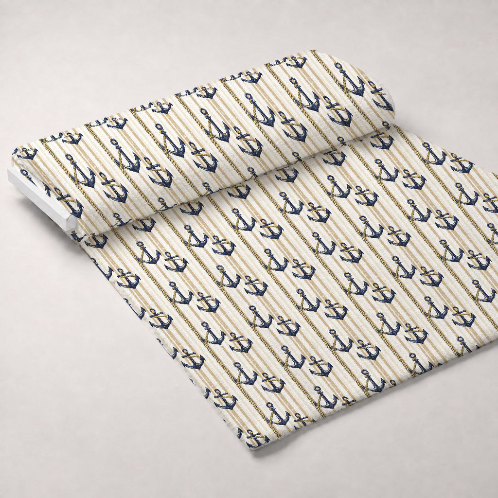 Gilded Depths Pattern 8 Fleece Fabric — fleece fabric unrolled bolt preview (mv-fleece-v1:bolt)