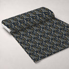 Gilded Falcons Pattern 14 Fleece Fabric — fleece fabric unrolled bolt preview (mv-fleece-v1:bolt)