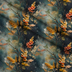 Gilded Ferns Pattern 11 Fleece Fabric — fleece fabric folded close-up preview (mv-fleece-v1:lying)