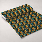 Gilded Ferns Pattern 4 Fleece Fabric — fleece fabric unrolled bolt preview (mv-fleece-v1:bolt)