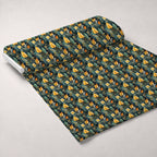 Gilded Ferns Pattern 9 Fleece Fabric — fleece fabric unrolled bolt preview (mv-fleece-v1:bolt)