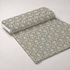 Gilded Forgotten Correspondence Pattern 14 Fleece Fabric — fleece fabric unrolled bolt preview (mv-fleece-v1:bolt)