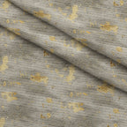 Gilded Forgotten Correspondence Pattern 18 Fleece Fabric — fleece fabric folded close-up preview (mv-fleece-v1:lying)