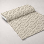 Gilded Forgotten Correspondence Pattern 2 Fleece Fabric — fleece fabric unrolled bolt preview (mv-fleece-v1:bolt)