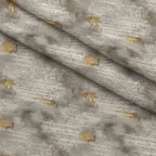 Gilded Forgotten Correspondence Pattern 4 Fleece Fabric — fleece fabric folded close-up preview (mv-fleece-v1:lying)
