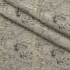 Gilded Forgotten Correspondence Pattern 7 Fleece Fabric — fleece fabric folded close-up preview (mv-fleece-v1:lying)