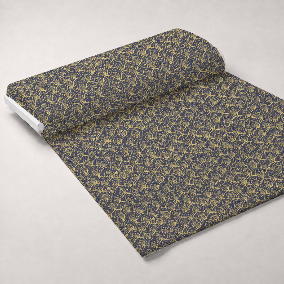 Gilded Gatsby Pattern 1 Fleece Fabric — fleece fabric unrolled bolt preview (mv-fleece-v1:bolt)