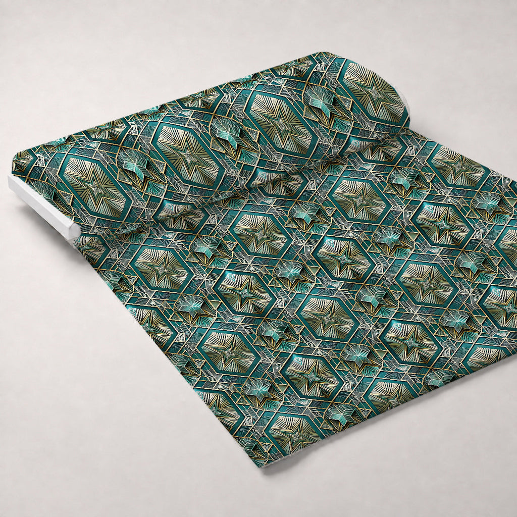 Gilded Gatsby Pattern 13 Fleece Fabric — fleece fabric unrolled bolt preview (mv-fleece-v1:bolt)