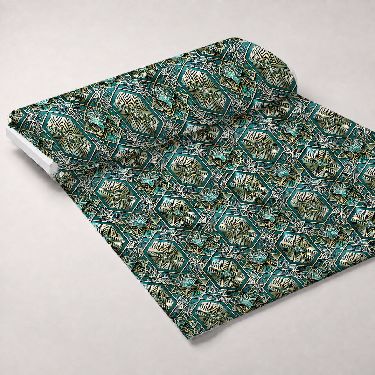Gilded Gatsby Pattern 13 Fleece Fabric — fleece fabric unrolled bolt preview (mv-fleece-v1:bolt)