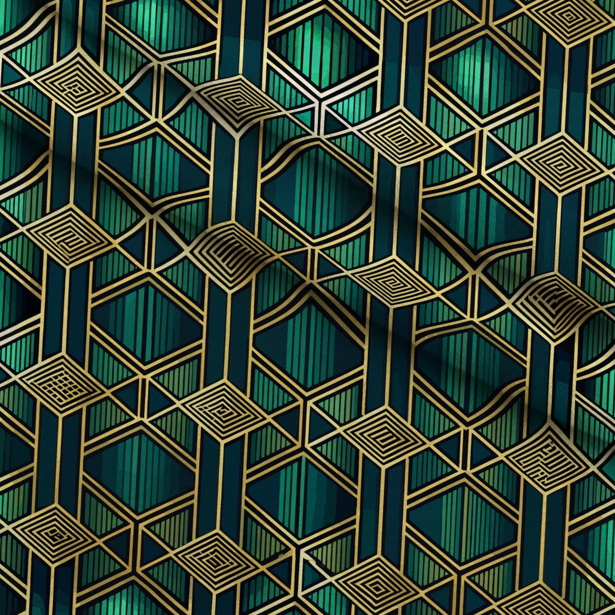 Gilded Gatsby Pattern 22 Fleece Fabric — fleece fabric folded close-up preview (mv-fleece-v1:lying)