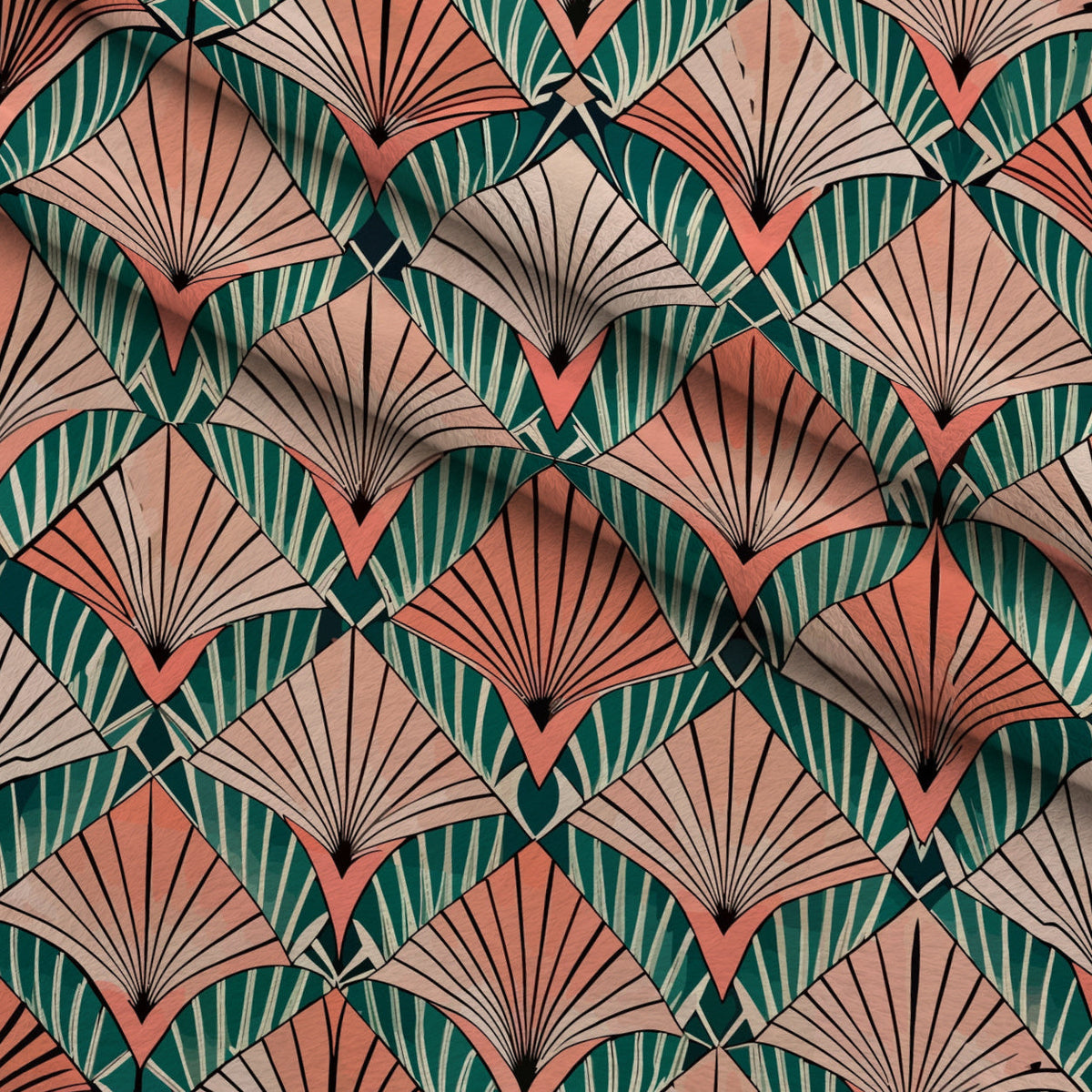 Gilded Gatsby Pattern 25 Fleece Fabric — fleece fabric folded close-up preview (mv-fleece-v1:lying)