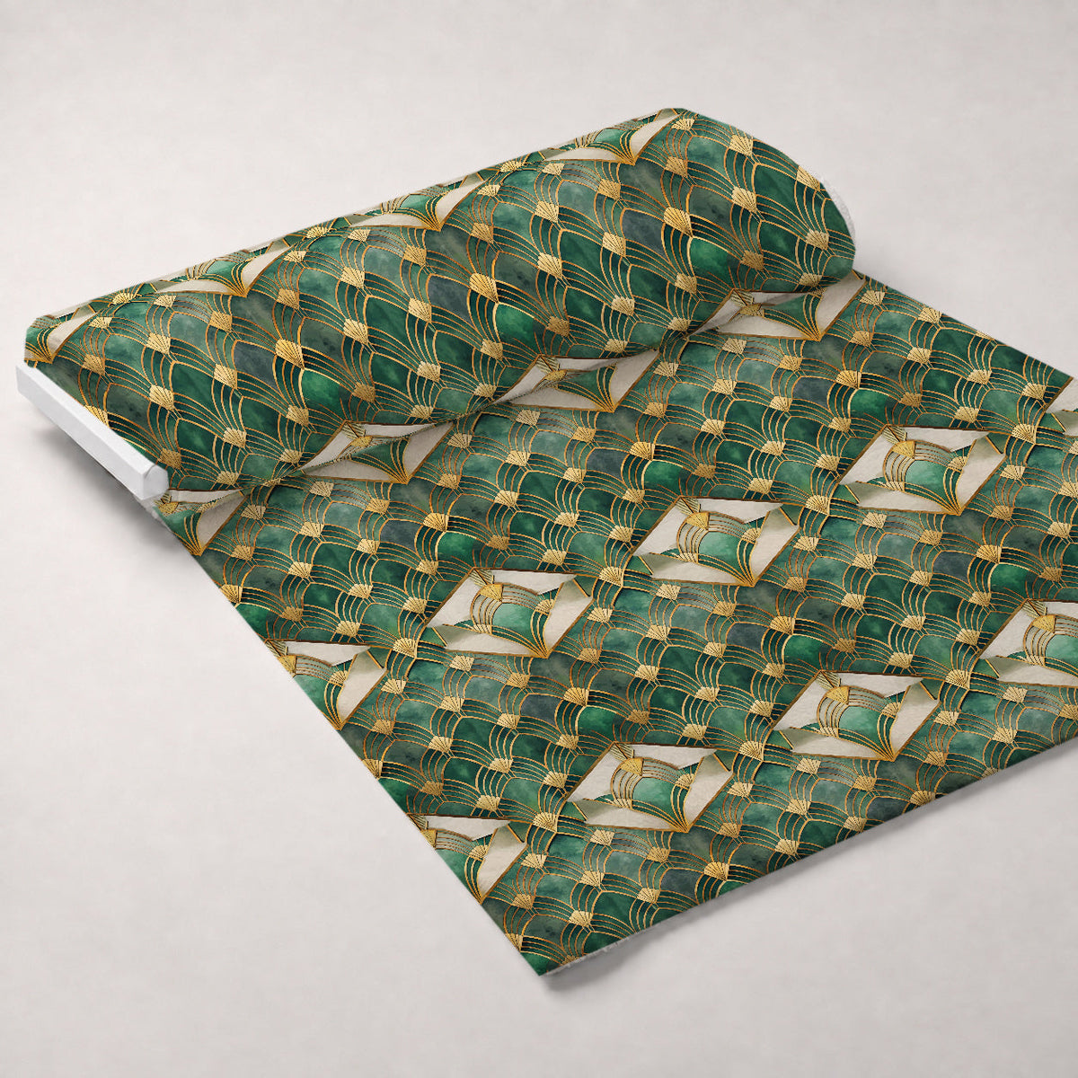 Gilded Gatsby Pattern 29 Fleece Fabric — fleece fabric unrolled bolt preview (mv-fleece-v1:bolt)