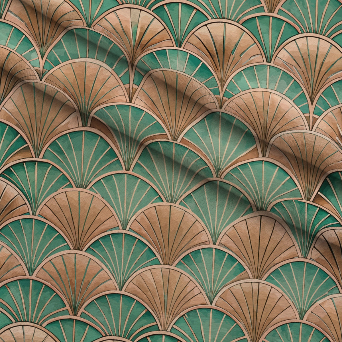 Gilded Gatsby Pattern 3 Fleece Fabric — fleece fabric folded close-up preview (mv-fleece-v1:lying)
