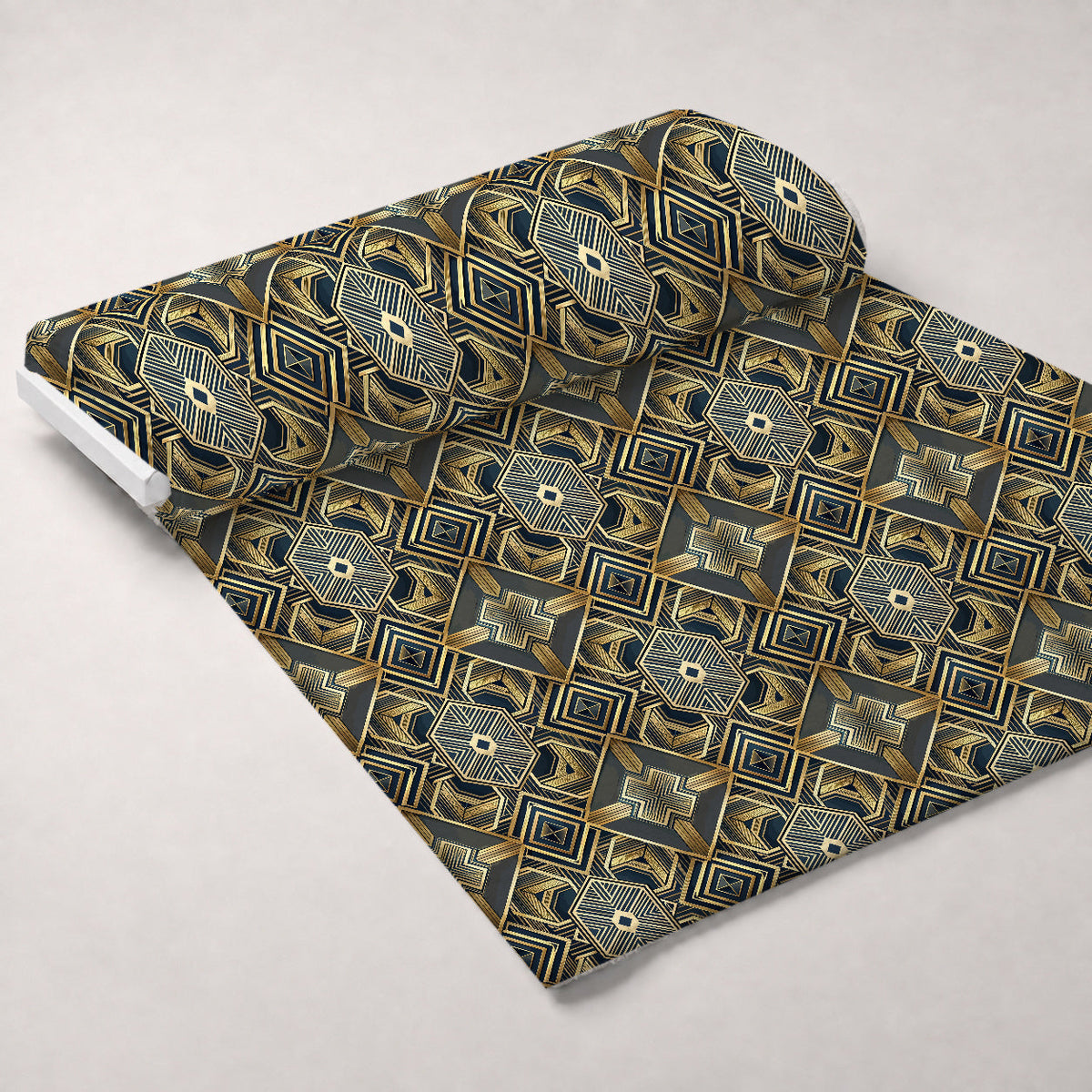 Gilded Gatsby Pattern 34 Fleece Fabric — fleece fabric unrolled bolt preview (mv-fleece-v1:bolt)