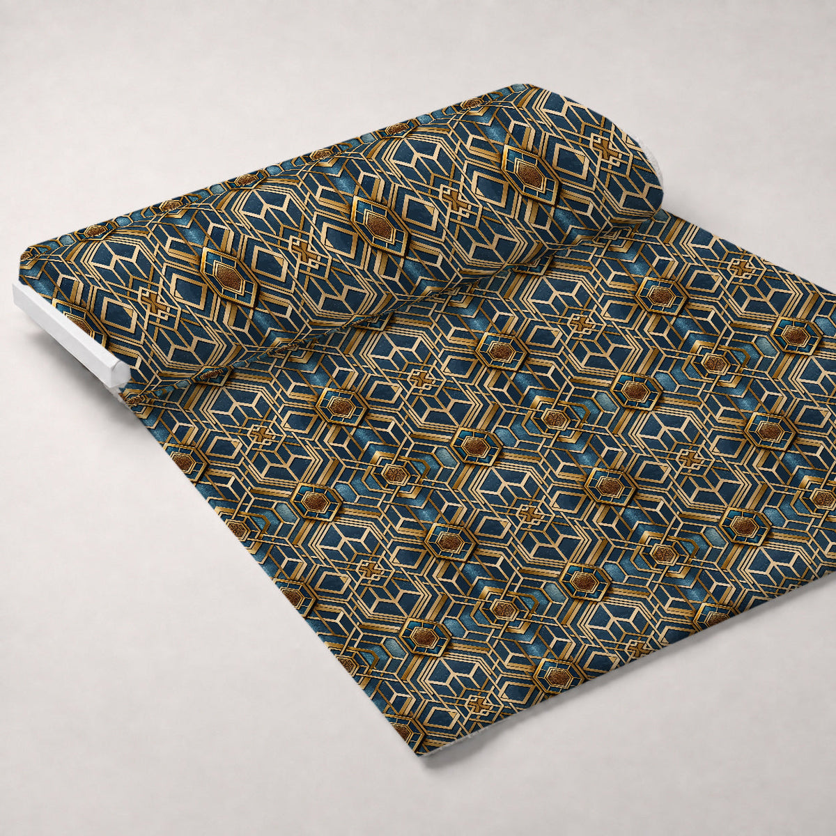 Gilded Gatsby Pattern 35 Fleece Fabric — fleece fabric unrolled bolt preview (mv-fleece-v1:bolt)
