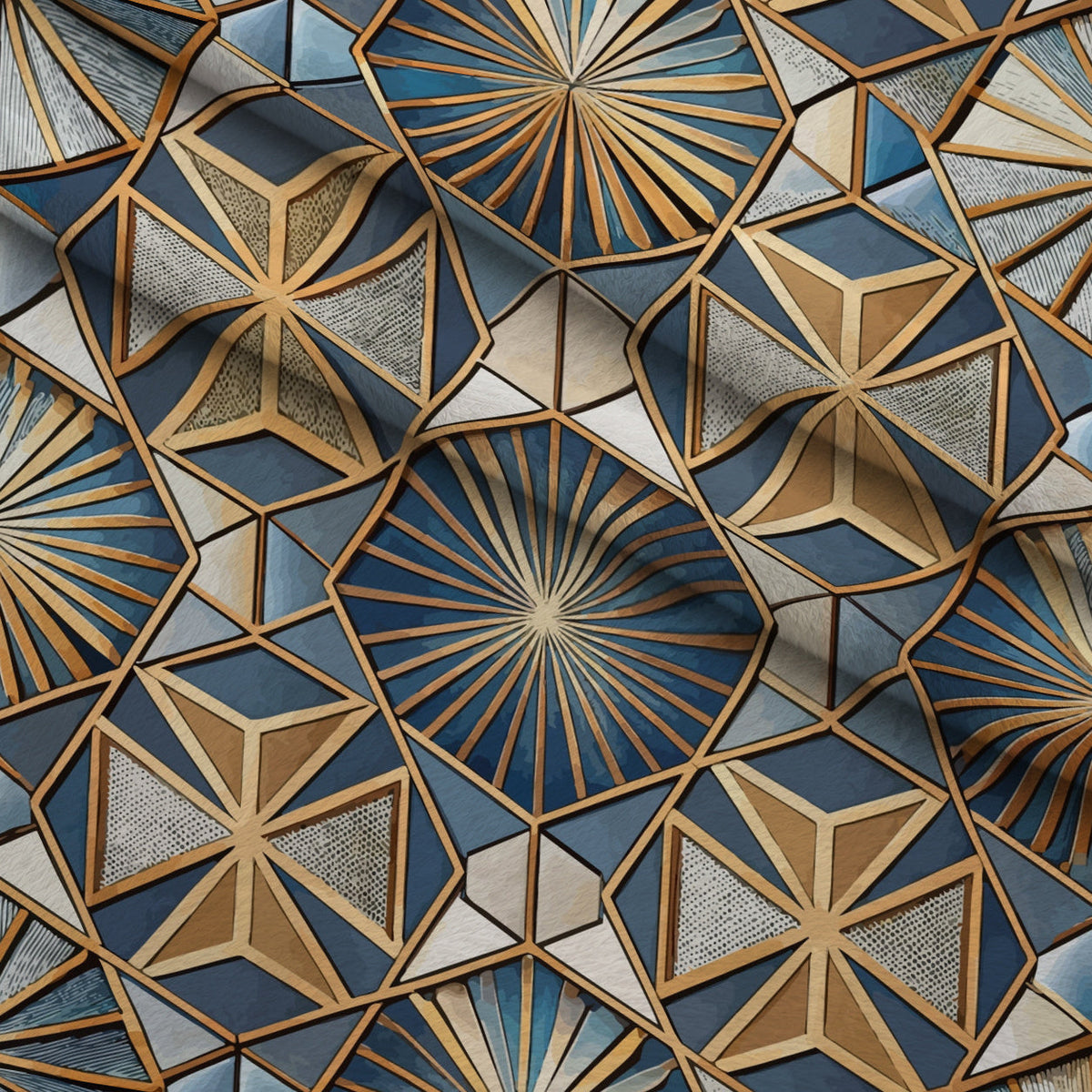 Gilded Gatsby Pattern 41 Fleece Fabric — fleece fabric folded close-up preview (mv-fleece-v1:lying)
