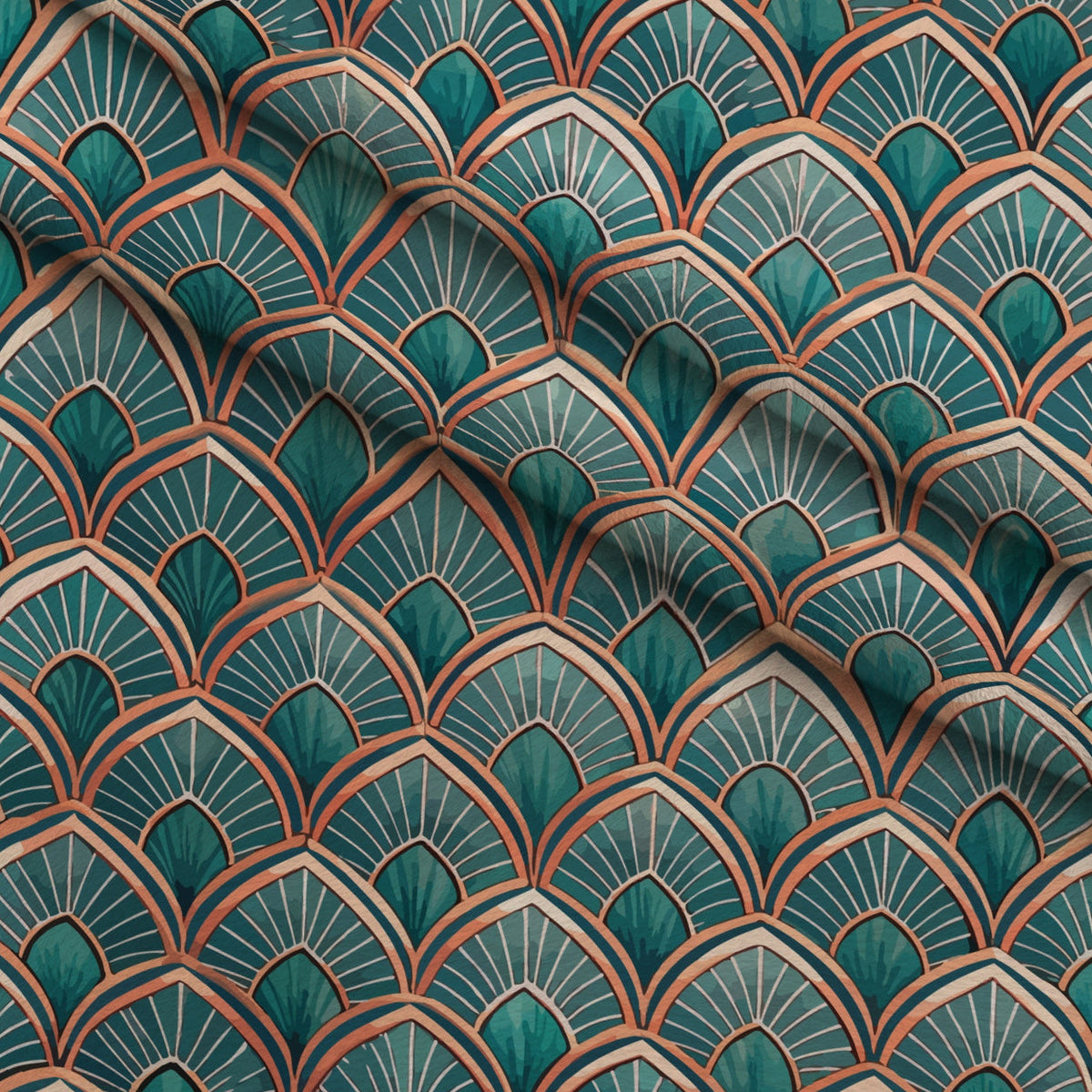 Gilded Gatsby Pattern 43 Fleece Fabric — fleece fabric folded close-up preview (mv-fleece-v1:lying)