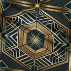 Gilded Gatsby Pattern 47 Fleece Fabric — fleece fabric folded close-up preview (mv-fleece-v1:lying)