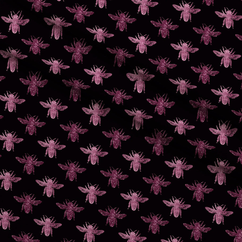 Gilded Hive Pattern 15 Fleece Fabric — fleece fabric folded close-up preview (mv-fleece-v1:lying)