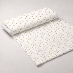 Gilded Hive Pattern 16 Fleece Fabric — fleece fabric unrolled bolt preview (mv-fleece-v1:bolt)